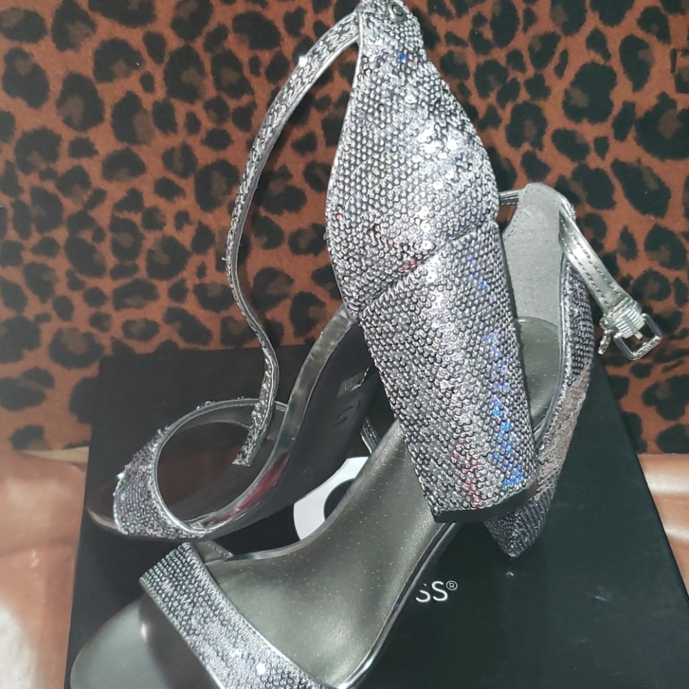 COPY - G By Guess Silver Heels